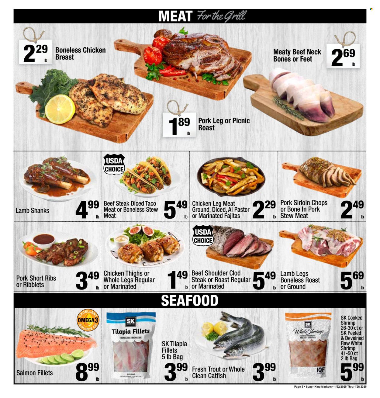 Super King Markets ad - 01/22/2025 - 01/28/2025. Page 5