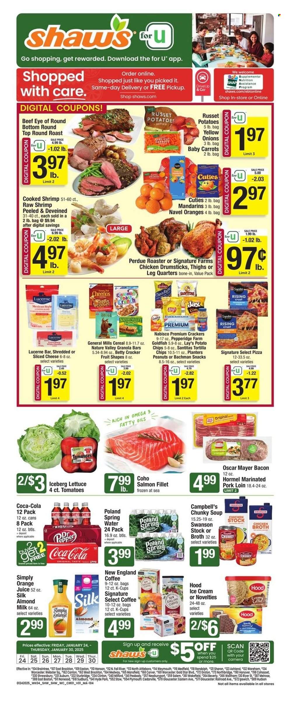 Shaw’s ad - 01/24/2025 - 01/30/2025. Page 1