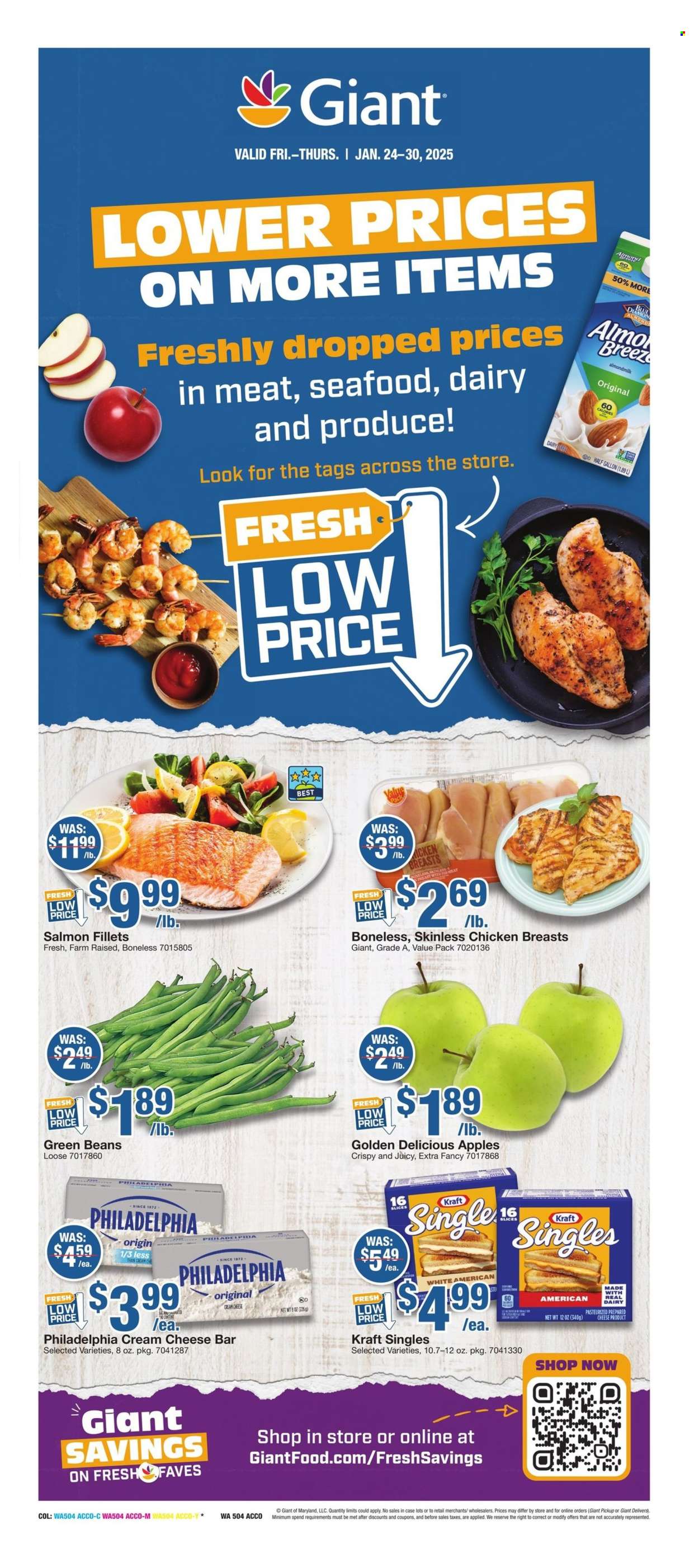 Giant Food ad - 01/24/2025 - 01/30/2025. Page 1