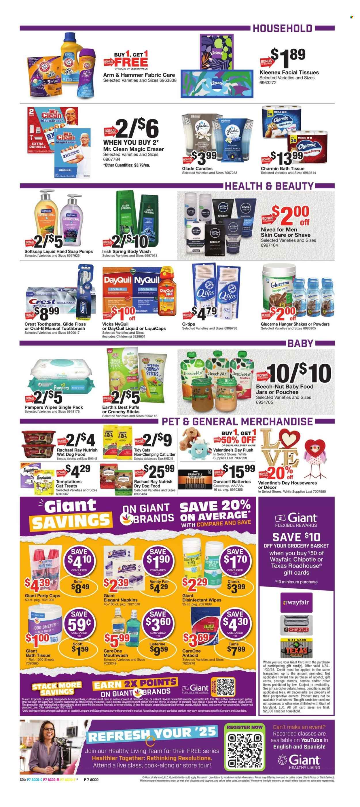 Giant Food ad - 01/24/2025 - 01/30/2025. Page 9