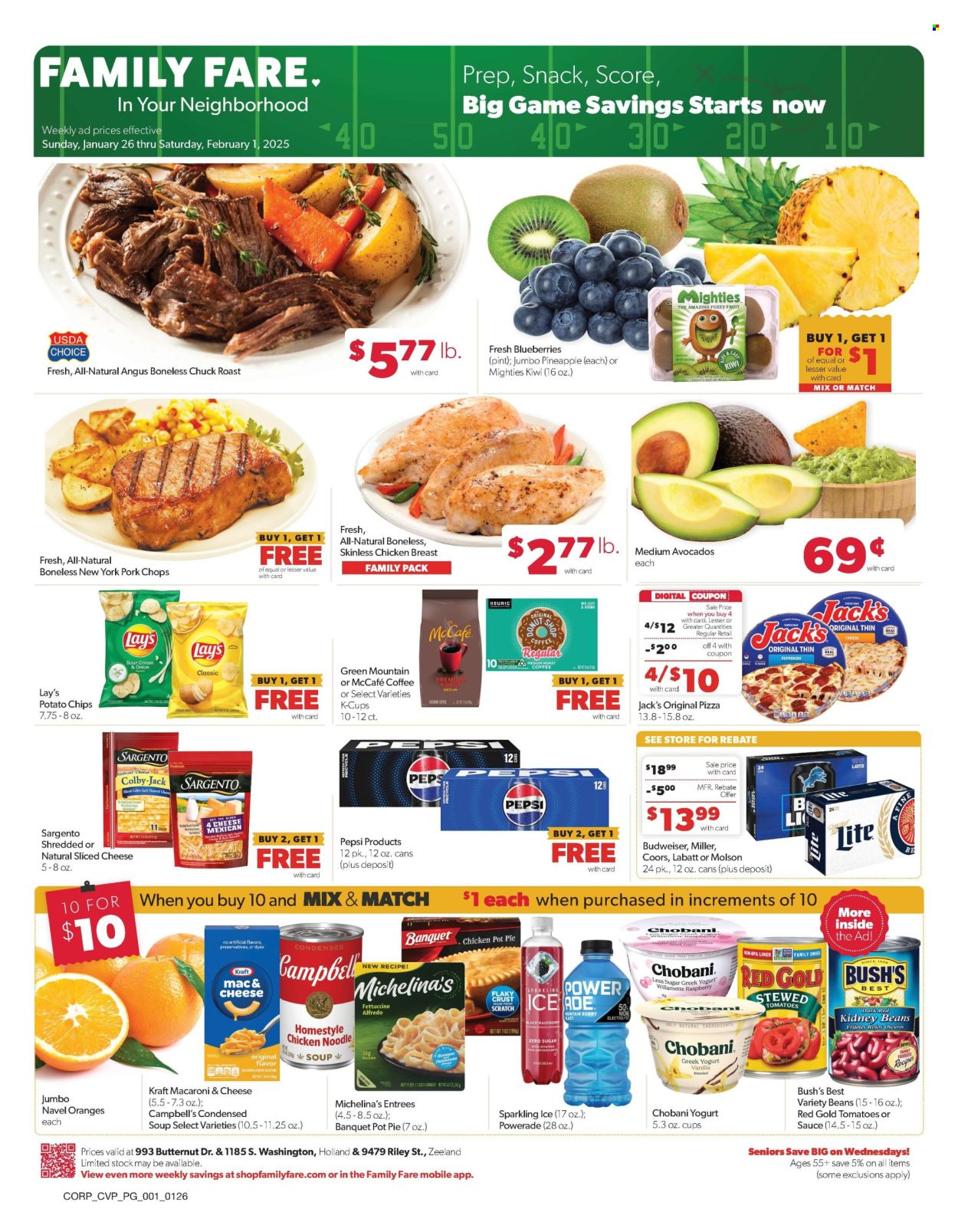 Family Fare ad - 01/26/2025 - 02/01/2025. Page 1